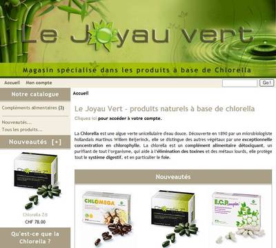 Le Joyau Vert - produits naturels à base de chlorella