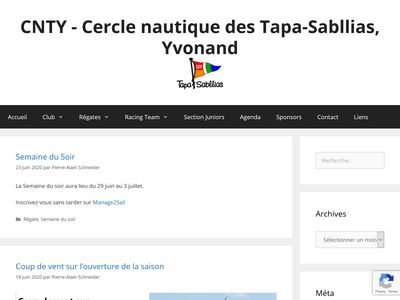 Cercle nautique des Tapa-Sablias, Yvonand