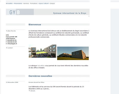 Gymnase intercantonal de la Broye